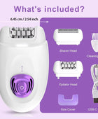 2-in-1 Electric Epilator & Shaver for Women