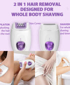 2-in-1 Electric Epilator & Shaver for Women
