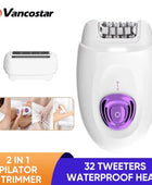 2-in-1 Electric Epilator & Shaver for Women