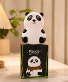 Cute Panda Silicone Night Lamp – 7-Color LED Rechargeable Night Light